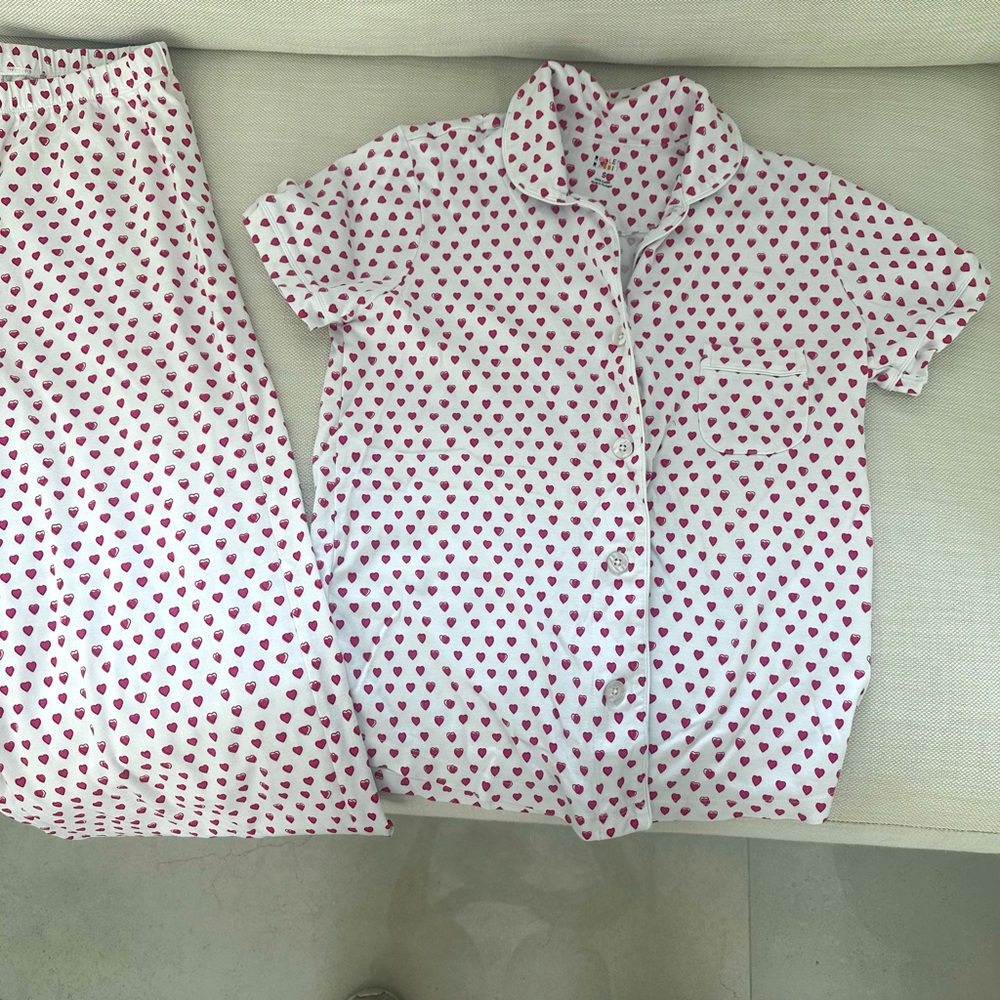 Roller Rabbit White and Red Pajama Set